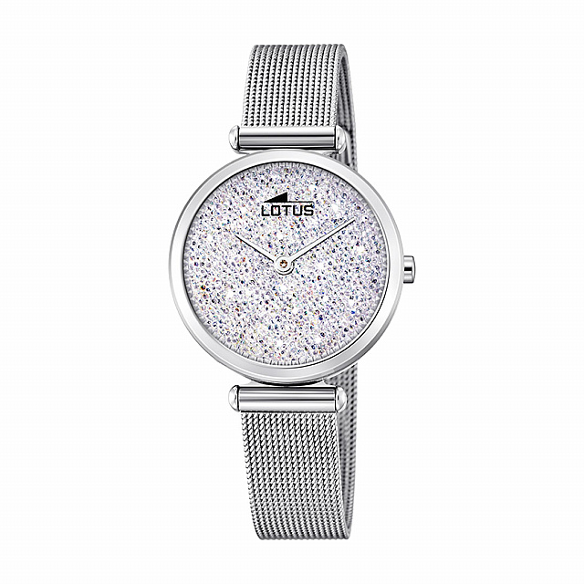 Lotus Women's Grey Stainless Steel Watch Bracelet - ...